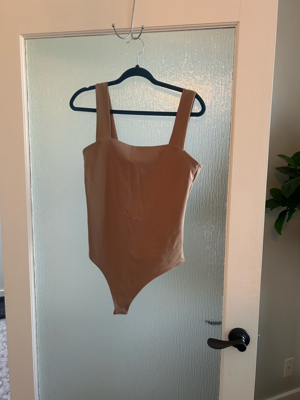 NWOT Abercrombie & Fitch Soft A&F Collection Tan Bodysuit